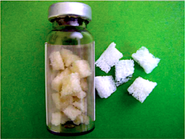 Готовый материал Лиопласт перед упаковкой и отправкой на стерилизацию